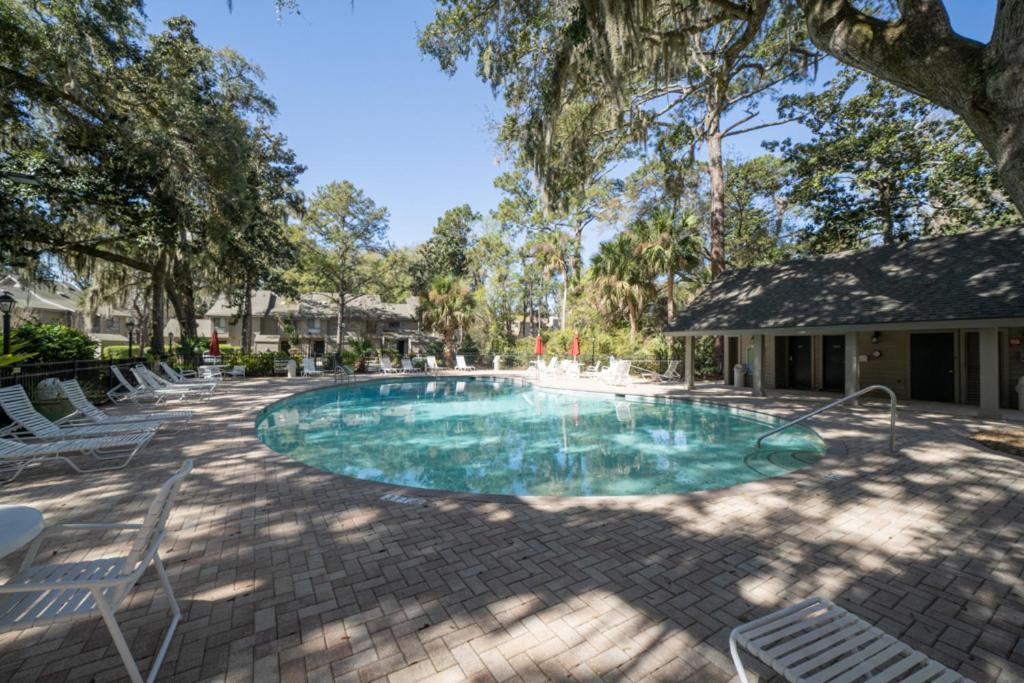 Golf View Two Bedroom With K Q And Fold Out Couch Bikes & Beach Gear Included Hilton Head Island Exterior photo